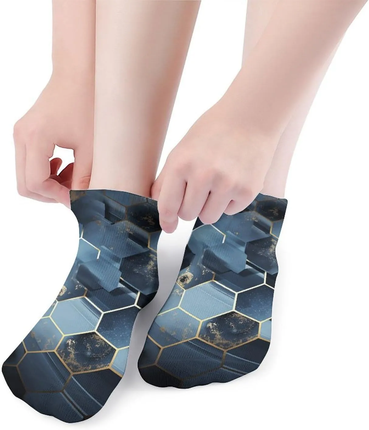 5 Pairs Ankle Socks for Women Men,Low Cut Running Athletic Socks,Funny Cute No Show Casual Sports Socks Size 8-12