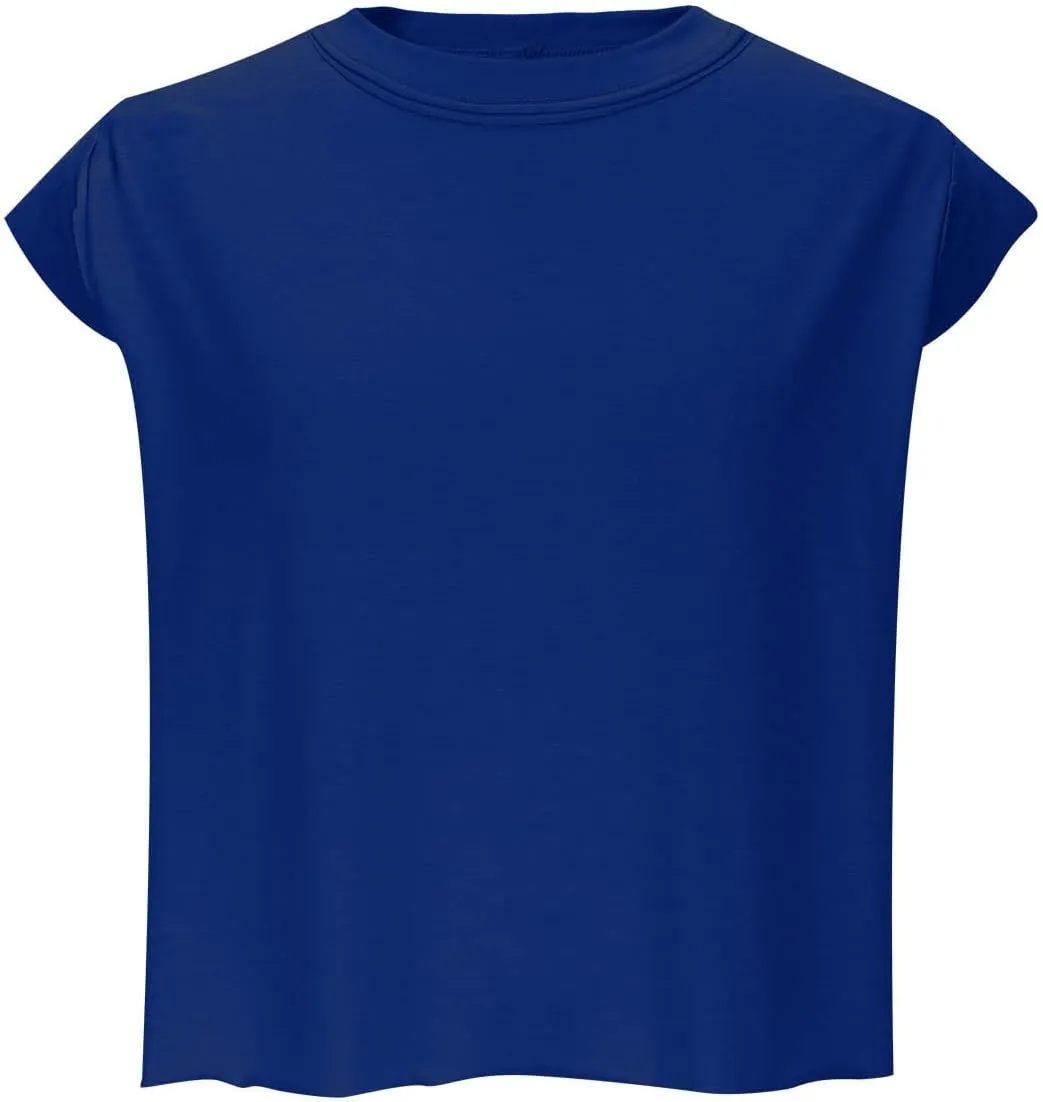 Akklian Women Comfy Basic Workout Tank Tops Oversized Sleeveless Crop Tops Tees Loose Fit Yoga Active Summer T Shirts 2025