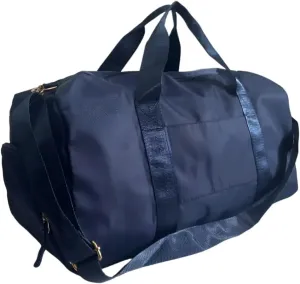 Augbunny Sports Gym Bag with Wet Pocket & Shoes Compartment, Waterproof Shoulder Weekender Bag for Women and Men Lightweight Travel Duffel Tote, Blue, Large