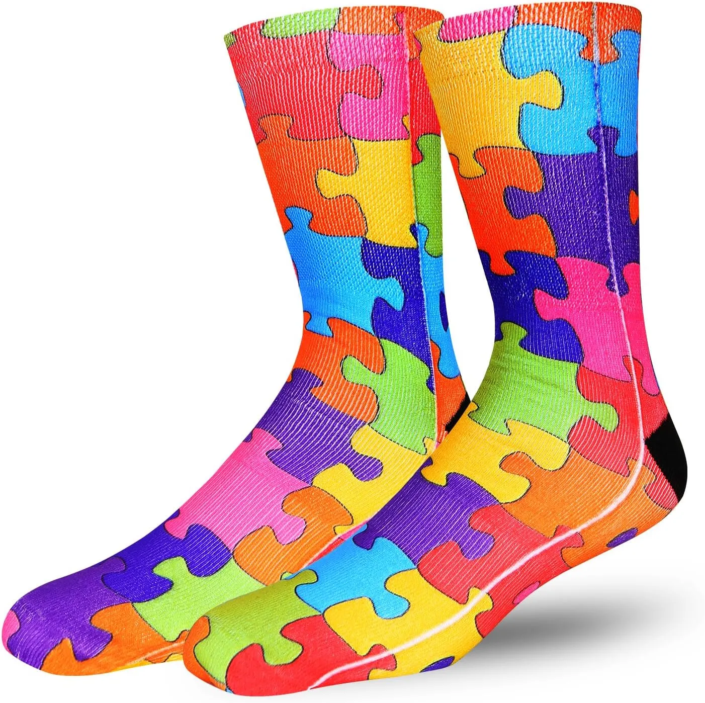 Benefeet Sox Mens Novelty Funny Crazy Socks Boys Kids 3D Print Patterned Basketball Tube Socks Cool Athletic Casual Crew Sock