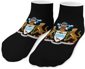 Coat of Arms of Guyana Printed Ankle Socks No Show Sock Low-Cut Athletic Socks for Men Women 1 Pair