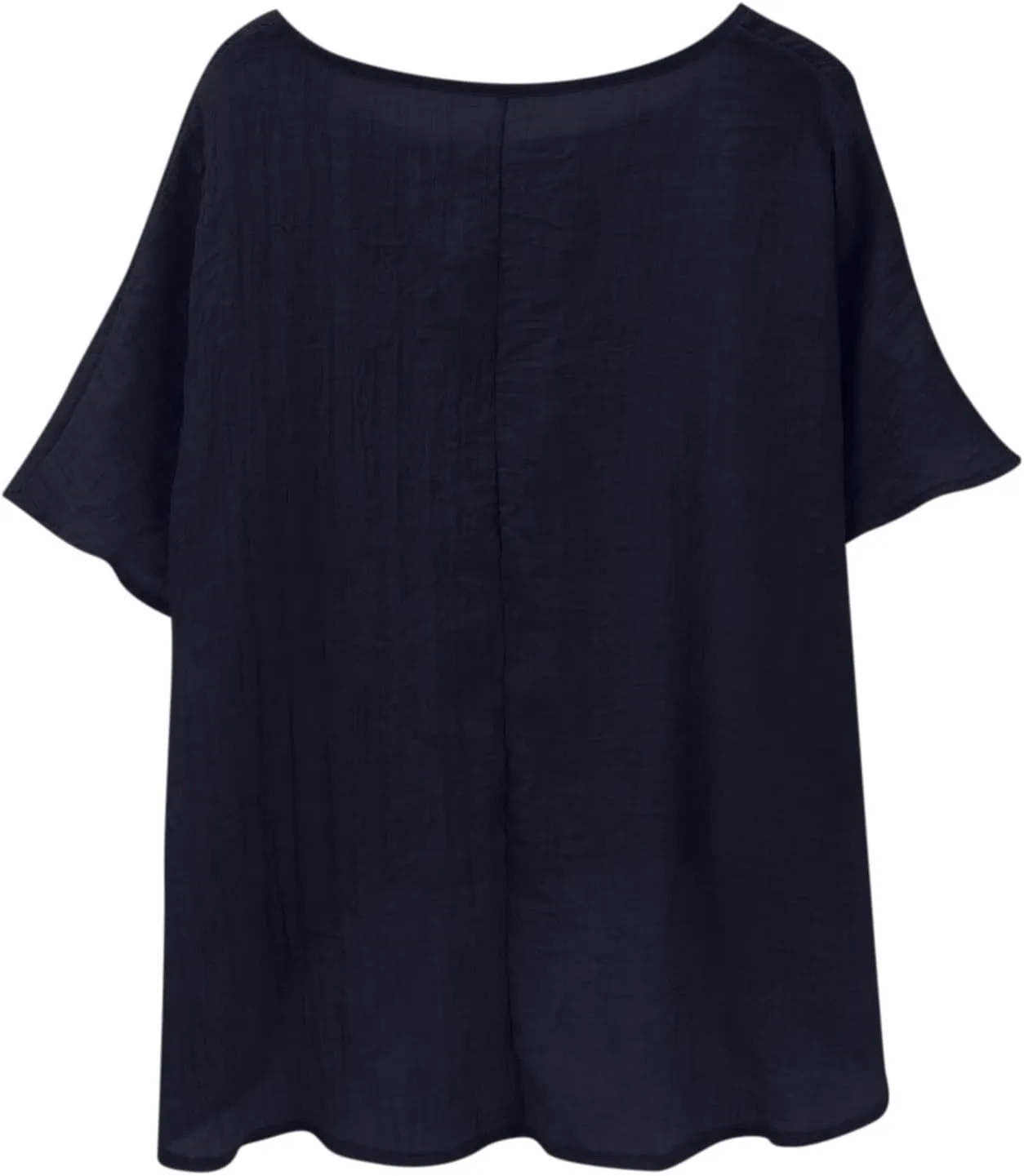 Cotton Gauze Tops for Women Loose Fit Flowy Beach Shirts Trendy Oversize High Low Tops Summer Vacation Comfy Blouses
