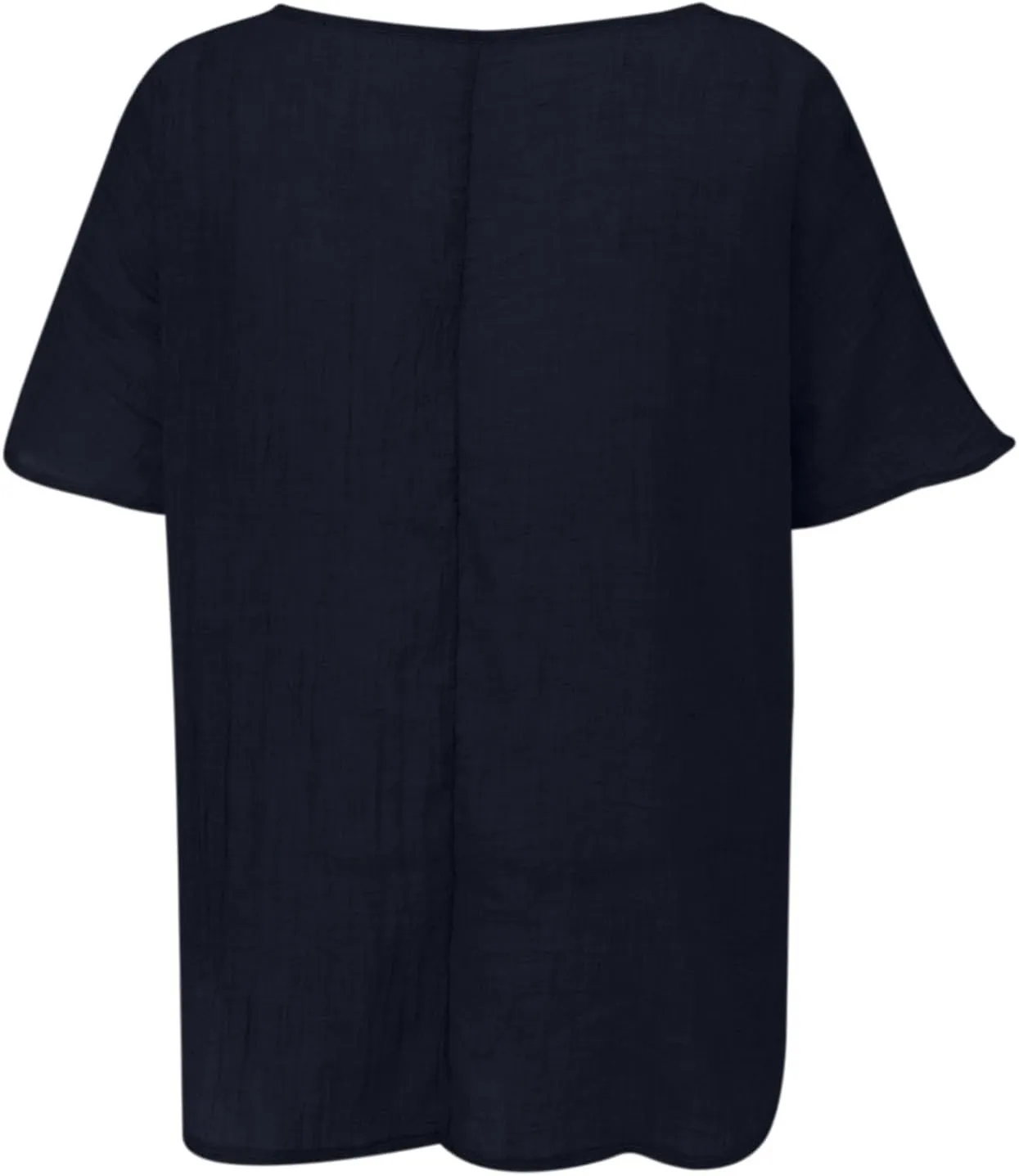 Cotton Gauze Tops for Women Loose Fit Flowy Beach Shirts Trendy Oversize High Low Tops Summer Vacation Comfy Blouses