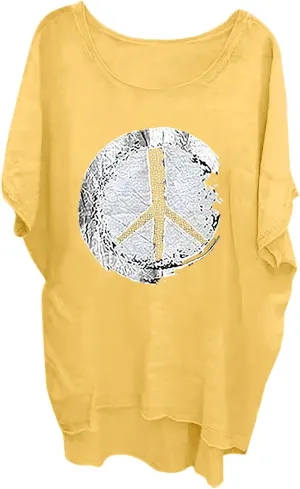 DDAPJ pyju Oversized Tshirts for Women Graphic Tees High Low Tops Loose Fit Short Sleeve Shirts Casual Summer Crewneck Blouse