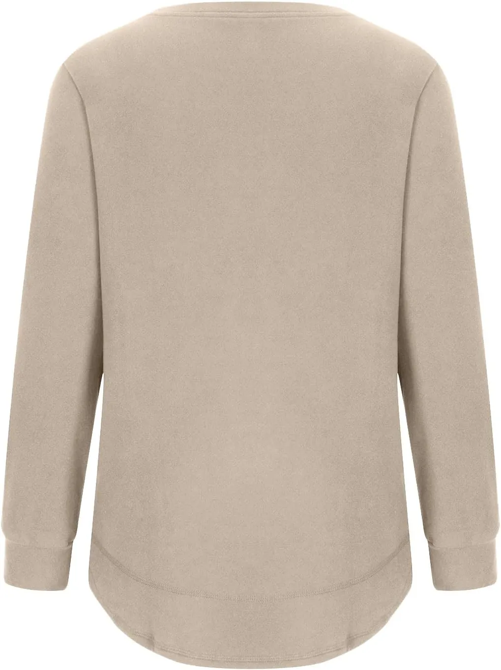 Fall Sweatshirts for Women Casual Long Sleeve Solid Crewneck Shirts Loose Pullover Fall Outfits 2024 Winter Clothes