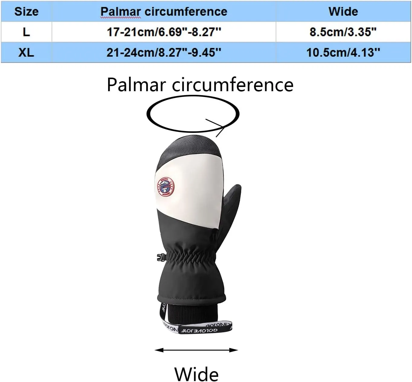 Female Fashion Casual Gloves Winter Zipper Touchscreen Windproof Warm Waterproof Snowboarding Single Board Windproof