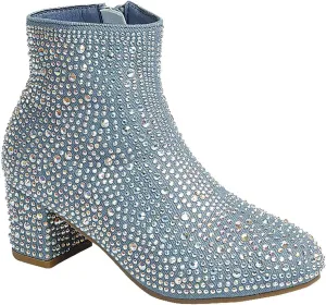Forever Kids Rhinestone Ankle booties