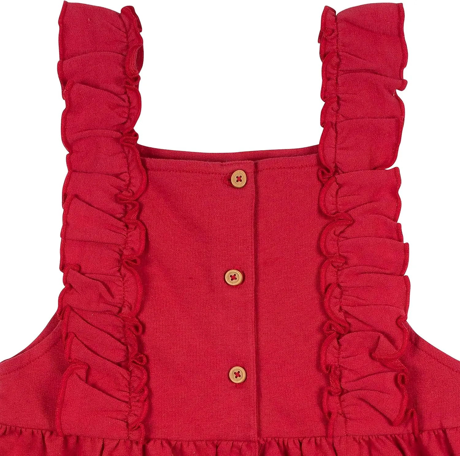 Gerber Baby & Toddler Girls' 2-Piece Overall Dress Set