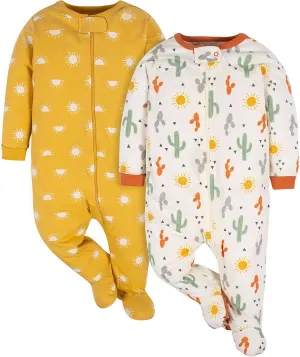 Gerber Baby Girls' 2-pack Sleep 'N Play