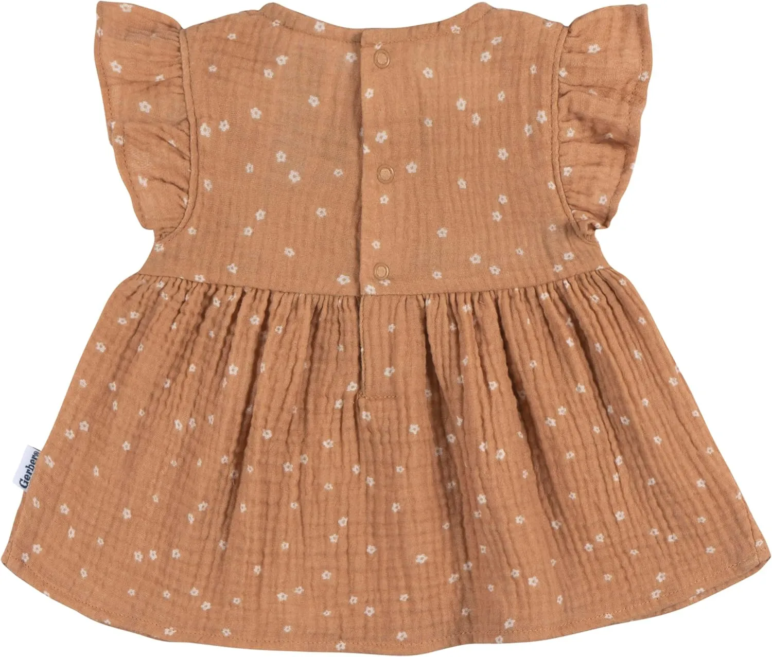 Gerber Baby Girls' 2 Piece Dress and Diaper Cover Set