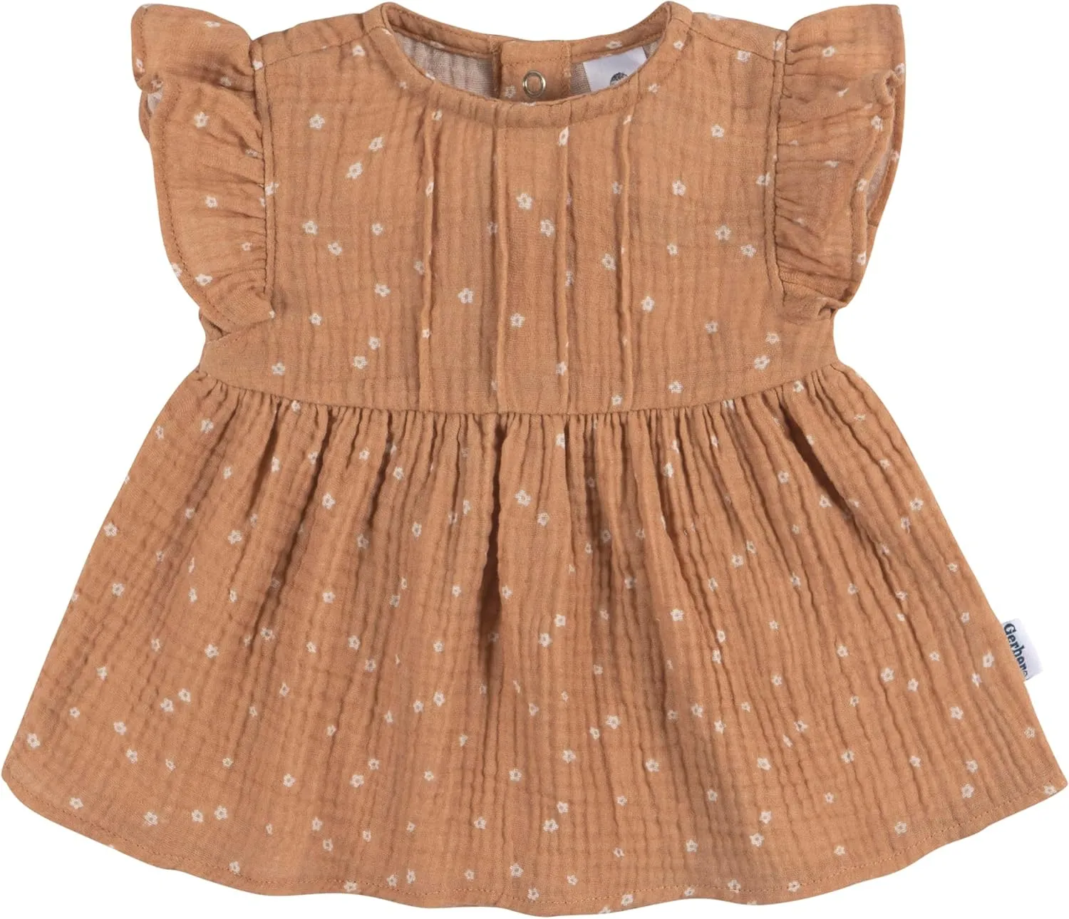 Gerber Baby Girls' 2 Piece Dress and Diaper Cover Set