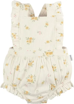 Gerber Baby Girls' Sleeveless Ruffle Romper