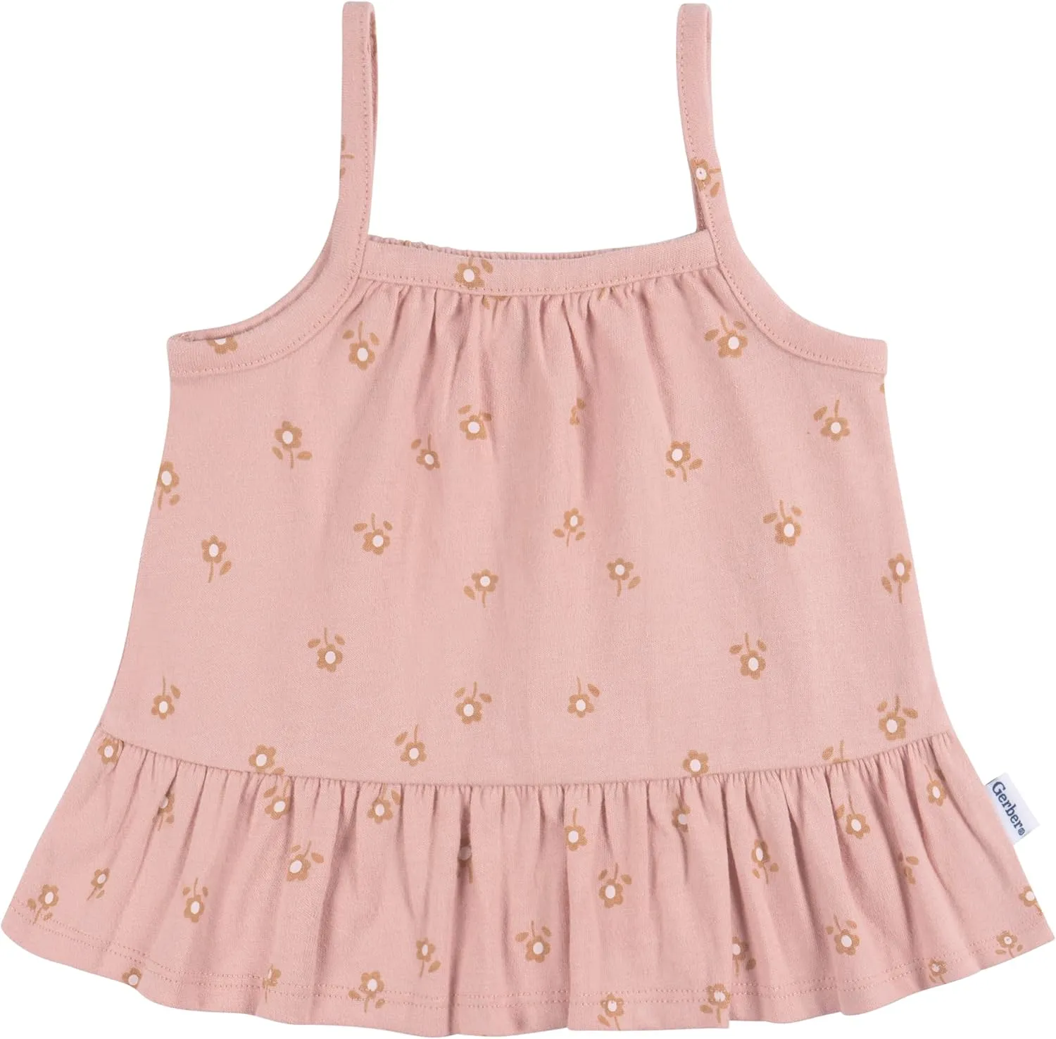 Gerber Baby Girls' Sleeveless Tunic Top and Diaper Cover Set