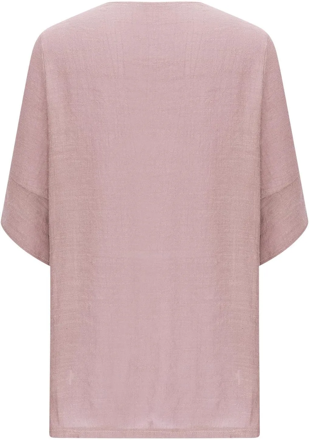 HGps8w Womens Plus Size Kimono Cardigan Loose Summer 3/4 Sleeve Beach Cover Ups Lightweight Casual Open Front Sun Shirts