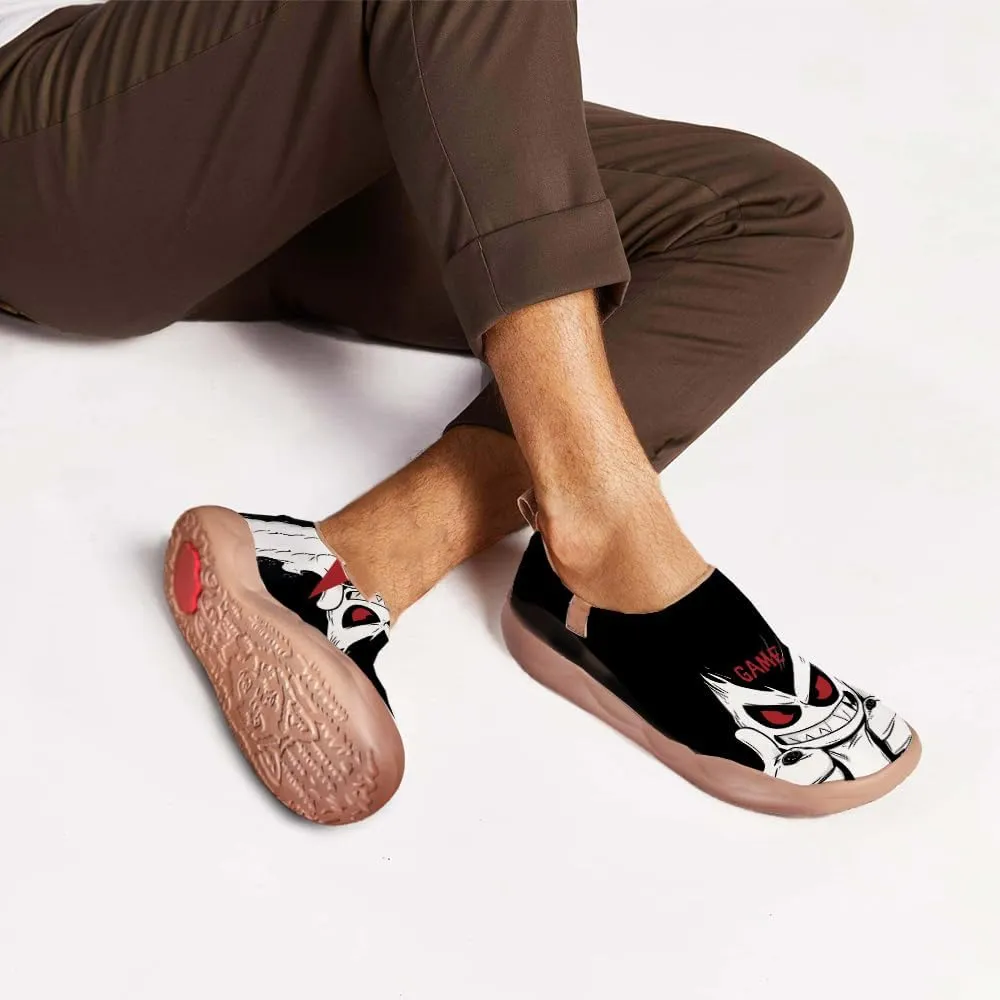 Men's Treny Slip-On City Loafers Breathable Feet Dry Knitted Travel All Day Anti Foot Sweat Walking Sneakers