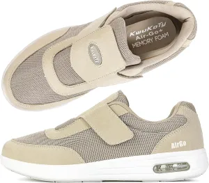 Men's Wide Diabetic Shoes with Air Cushion | Relax Series, Comfort for Swollen Feet, Bunions, Edema |Size 7-13 Wide