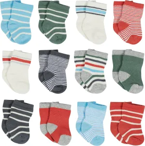 Onesies Brand Unisex Baby 12-Pair Bootie Socks