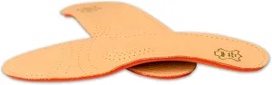 Orthotic Orthopedic Shoe Insoles Inserts with Arch Support Made of Premium Leather and Memory Foam, Kaps Relax Shock Absorber Pecari (45 EUR / 12 US/Men)