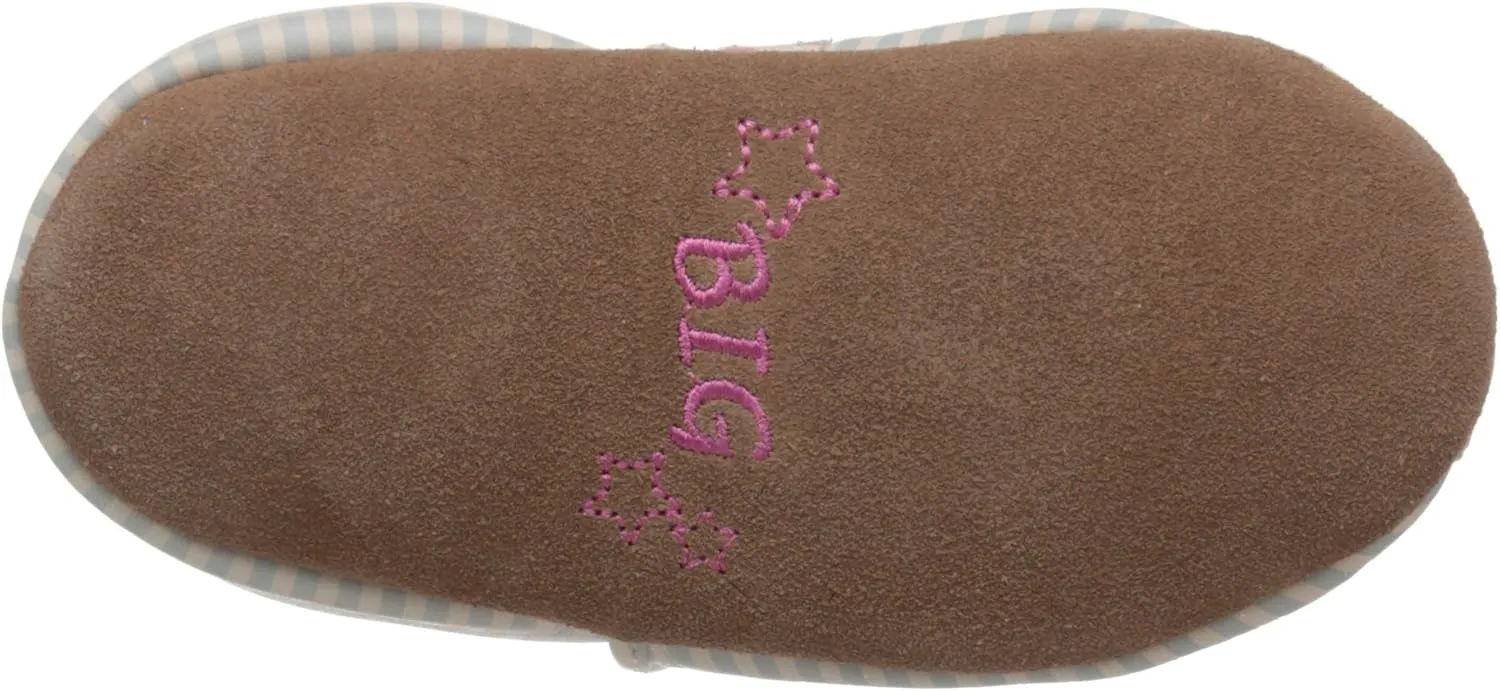 Robeez Baby Girls and Unisex Soft Soles Slip-Resistant Crib Shoes Slippers for Infant and Toddler, 0-24 Months