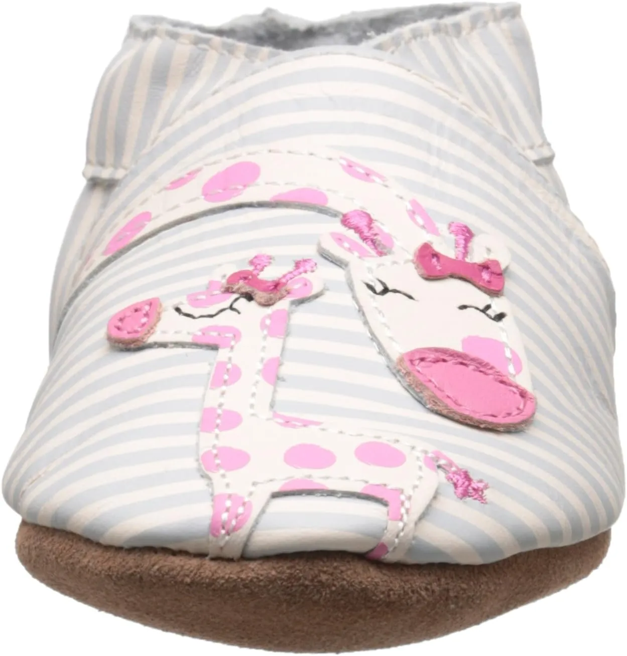 Robeez Baby Girls and Unisex Soft Soles Slip-Resistant Crib Shoes Slippers for Infant and Toddler, 0-24 Months