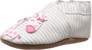 Robeez Baby Girls and Unisex Soft Soles Slip-Resistant Crib Shoes Slippers for Infant and Toddler, 0-24 Months
