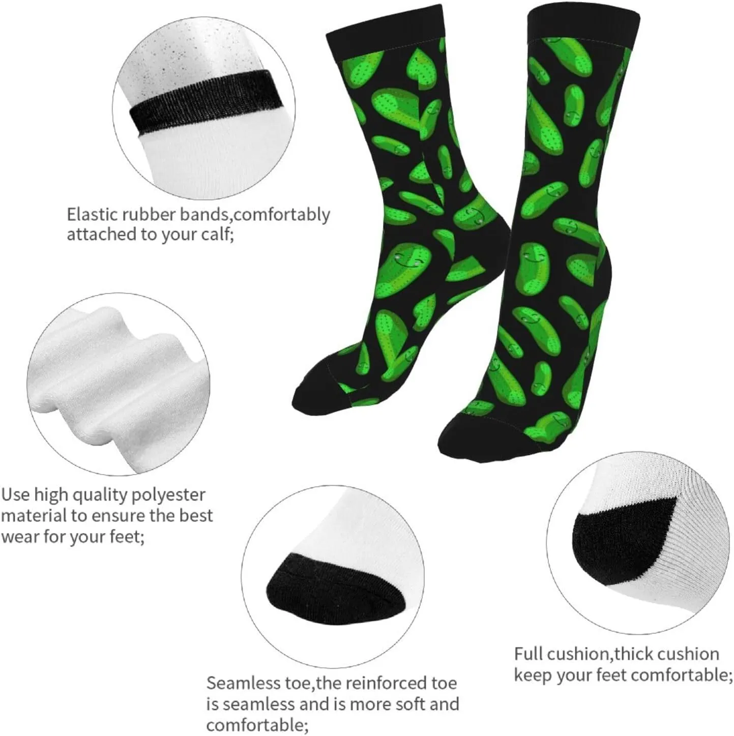 Sigouyinei Funny Casual Funny Funky Novelty Socks For Men Women