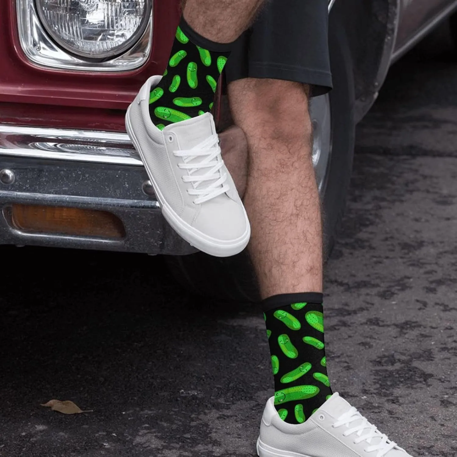 Sigouyinei Funny Casual Funny Funky Novelty Socks For Men Women