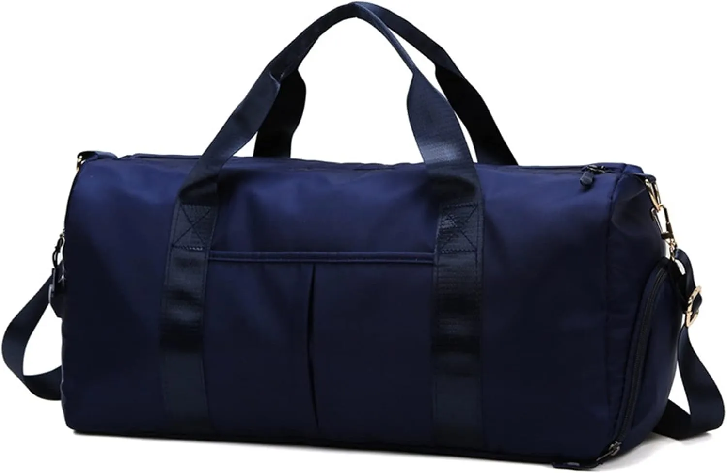Sports Duffel Bags Gym Bags Waterproof Nylon Outdoor Sports Training Fitness Travel Yoga Ultralight Bag Men Women Handbag with Shoes Compartment(Dark Blue)