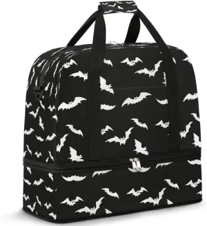 Travel Duffle Bags With Shoes Compartment for Women Men Lightweigh Sports Tote Gym Bag Foldable Canvas Weekender Overnight Carry On Luggage Handle Bag, Color5