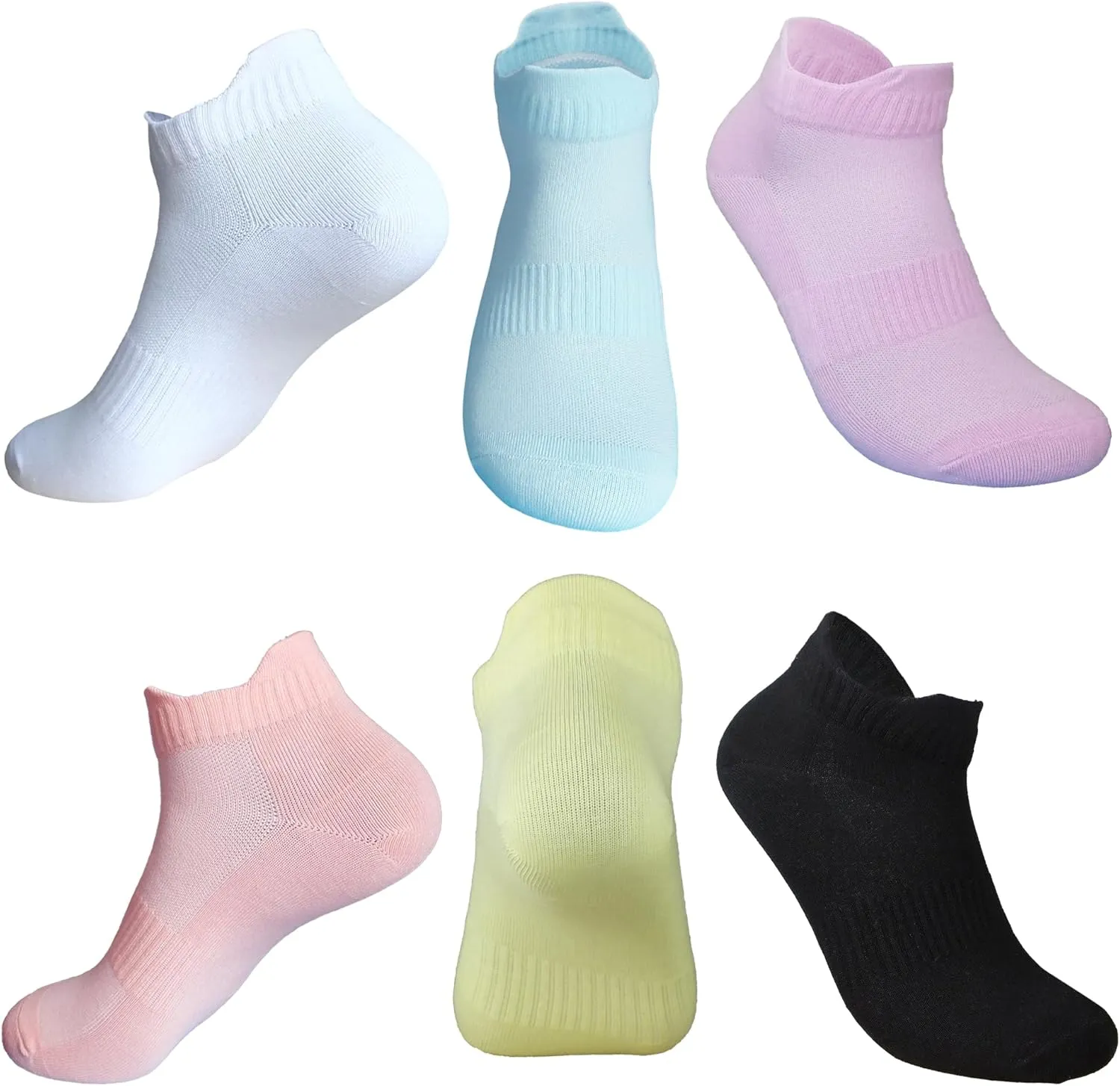 Womens Anti Odor Breathable Moisture Wicking Sports Cotton Low Cut Socks for Athletes Foot
