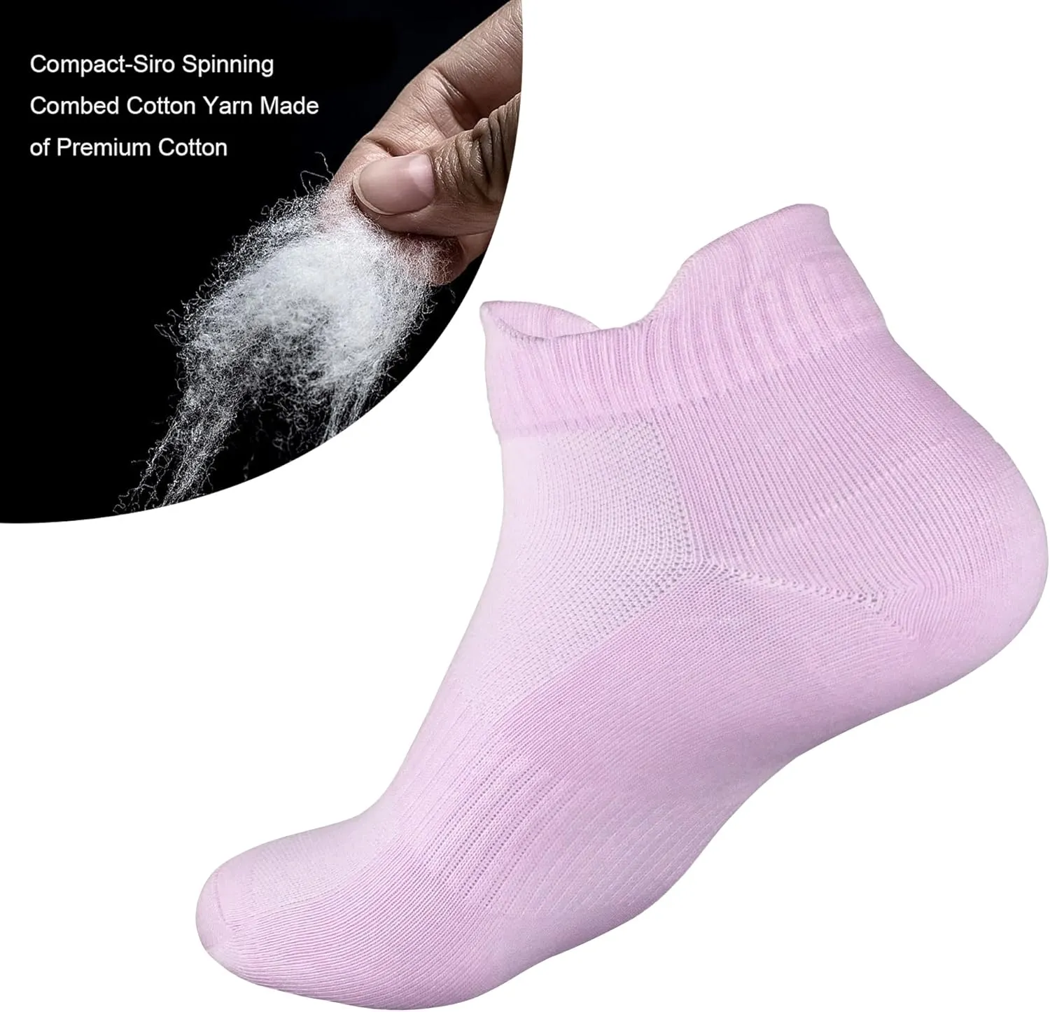 Womens Anti Odor Breathable Moisture Wicking Sports Cotton Low Cut Socks for Athletes Foot