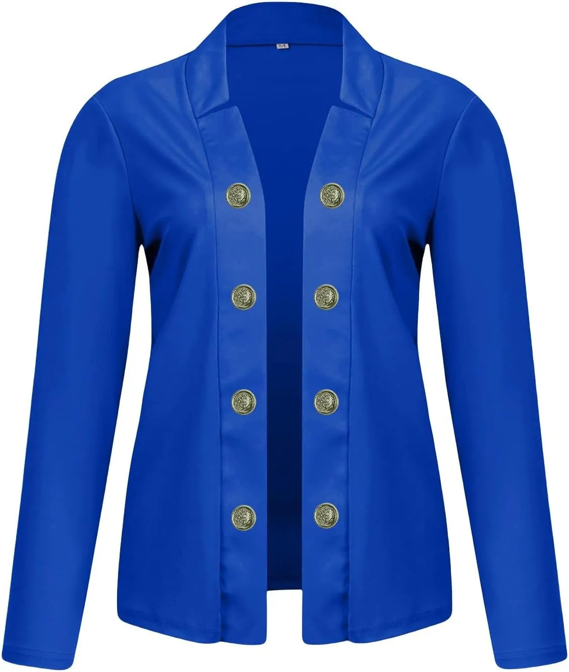 Women's Business Casual Jacket Work Office Long Sleeve Cardigan Blazer Fashion Comfy Solid Color Button Dressy Coats