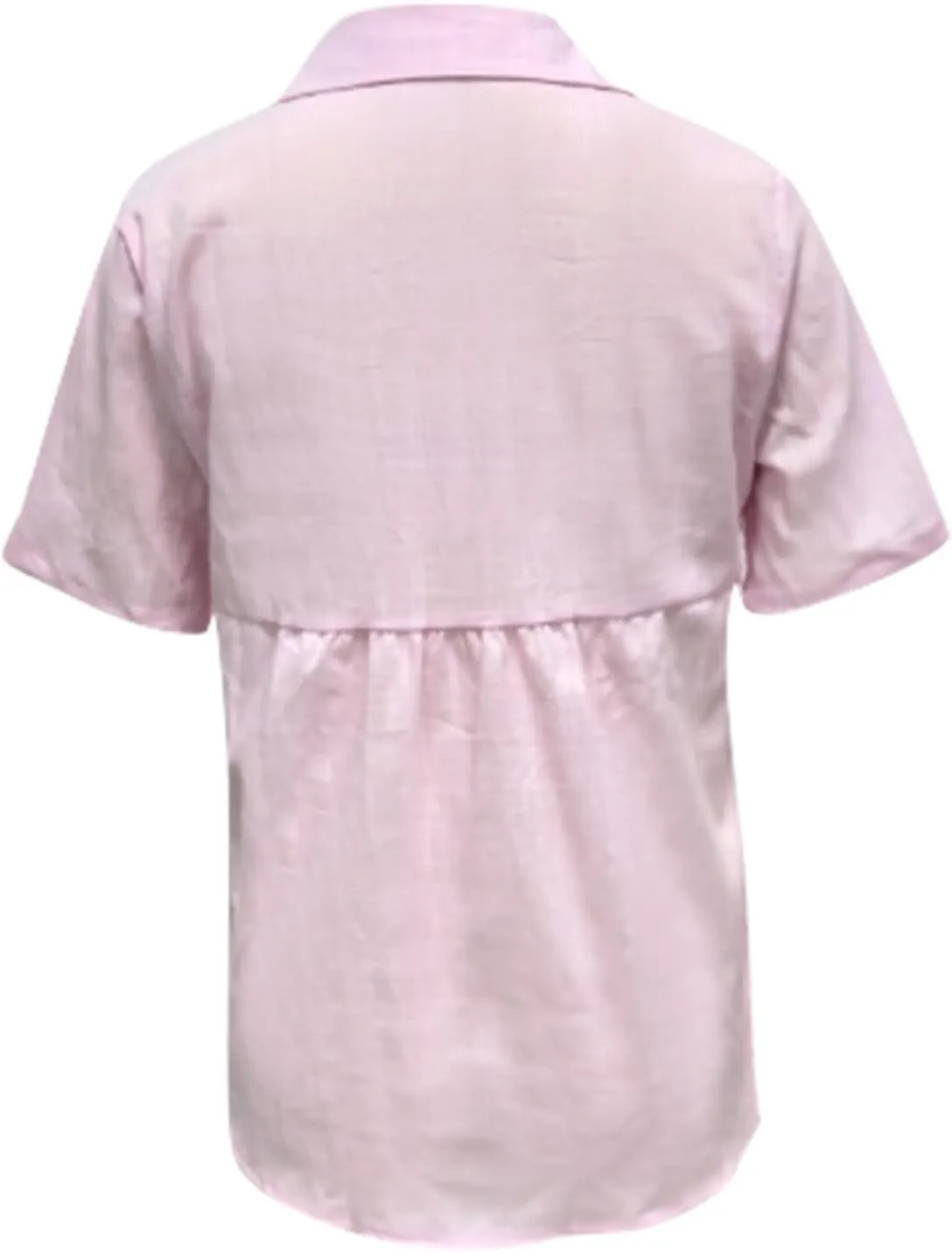 Womens Button Down Shirts Cotton Linen Summer Tops V Neck Short Sleeve Blouses Business Casual Work T Shirt Outfits