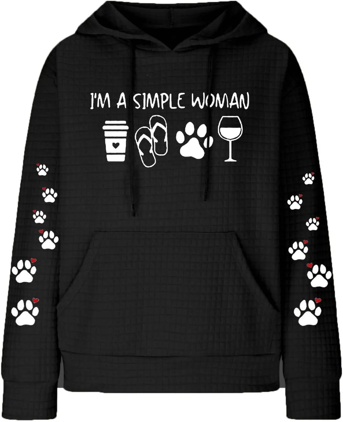 Womens Hoodies Oversized Sweatshirt Funny Sweater Long Sleeve Loose Cute Pullover Top Trendy Clothes
